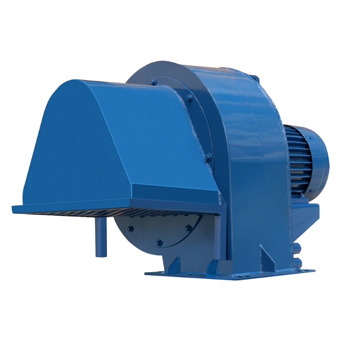 Ventilador industrial con control de velocidad