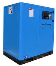 Compresor industrial con accionamiento electrico